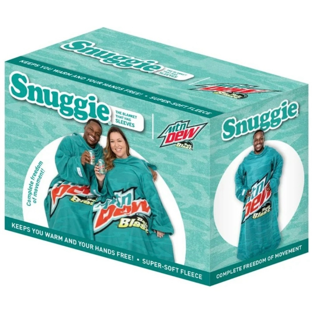 *new* single Mountain Dew Snuggie Blanket